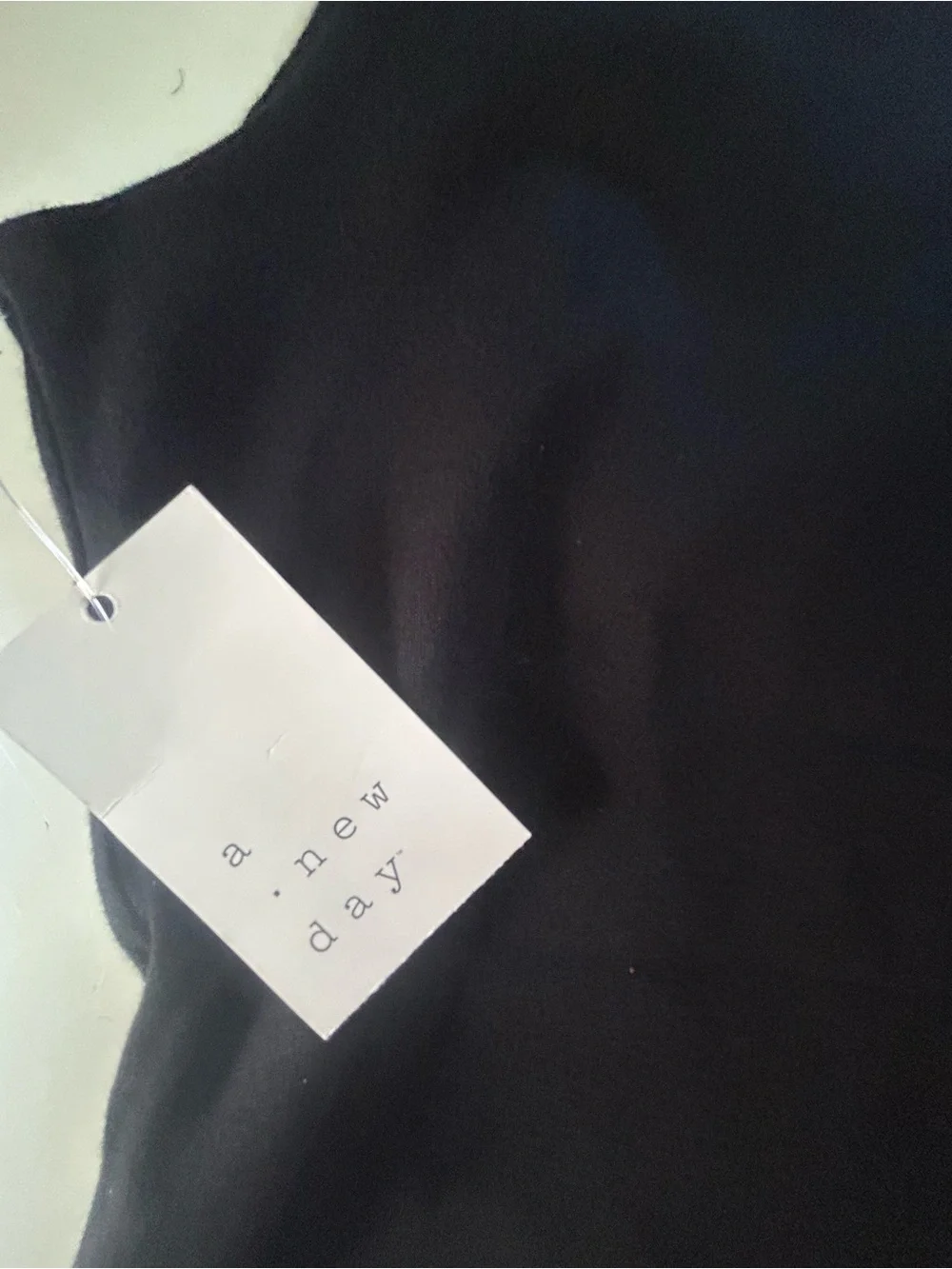 Black Scoop Neck Bodysuit NWT